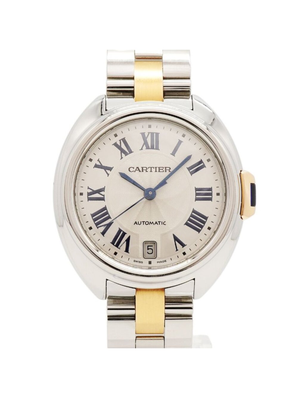 Cartier Cle de Cartier 2 Silver Dial Watch Boys